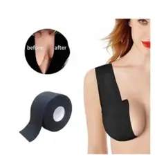 GENERICO - CINTA BOOB TAPE LEVANTA BUSTO COLOR NEGRO