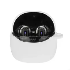 GENERICO - Funda para audifonos jbl tune flex 2 de silicona color blanco