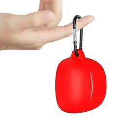 GENERICO - Funda para audifonos jbl tune flex 2 de silicona color rojo