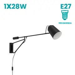 EGLO - Aplique Loreto 1x28w