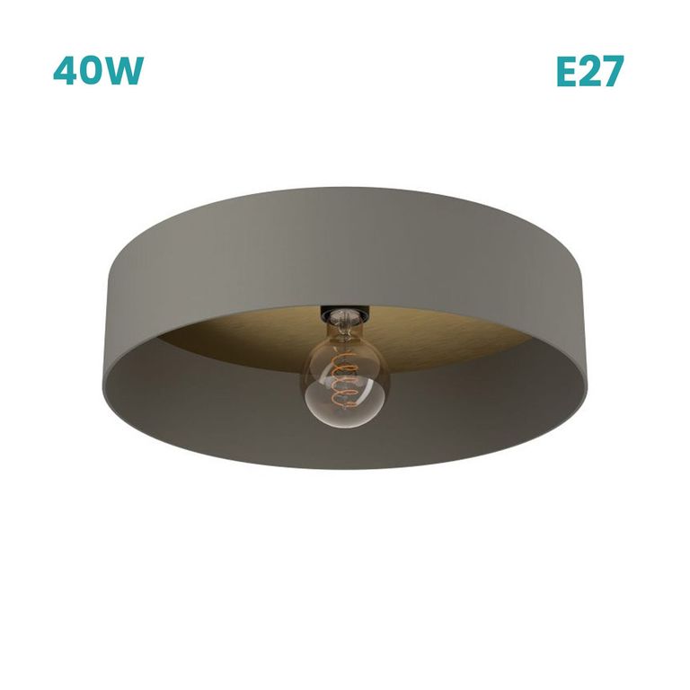 Lamp Techo Duaia 1x40w Ocre
