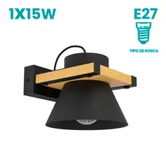 EGLO - Lampara De Pared Maccles 1x15w