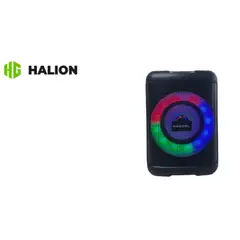 HALION - Parlante Portatil KASSEL K410 USB Bluetooth LED