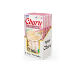 MOR - Churu Atún con Salmón Snack Húmedo para Gatos Pack x 6