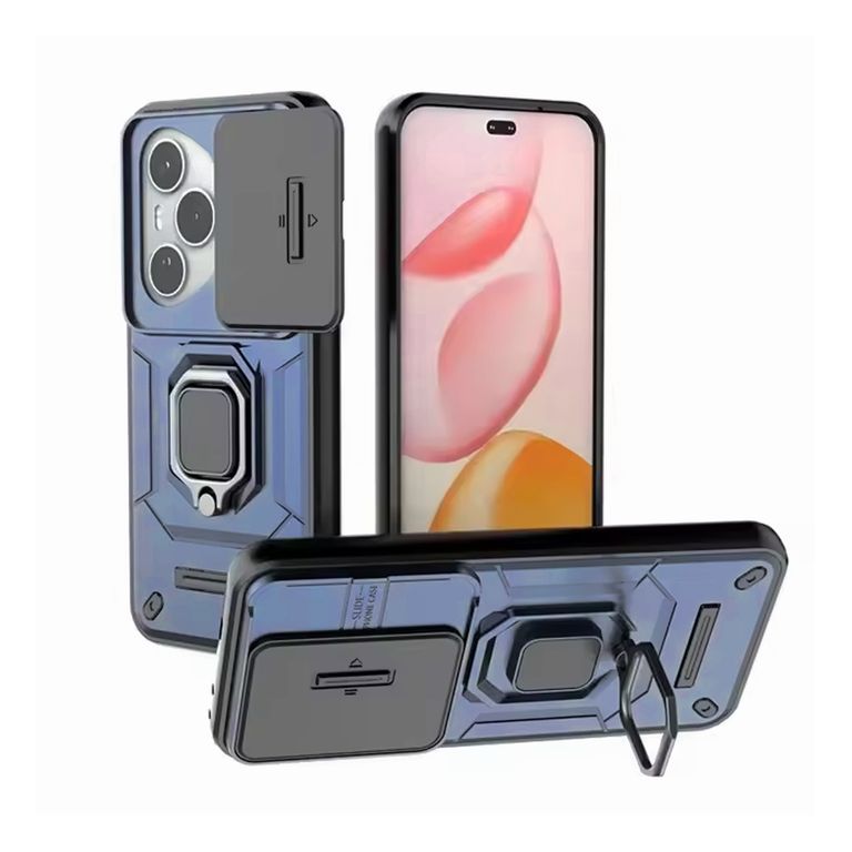 Case Funda Antishock para HONOR 400 - Protector Cámara Azul