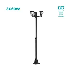 EGLO - Lámpara De Pie Aloria 3x60w