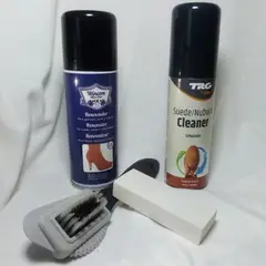 GENERICO - GAMUZA SHAMPOO 75 + RENOVADOR 100 + CEPILLO + BORRADOR