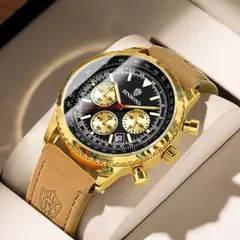 GENERICO - Reloj BINBOND para Hombre - Elegante - Cuero