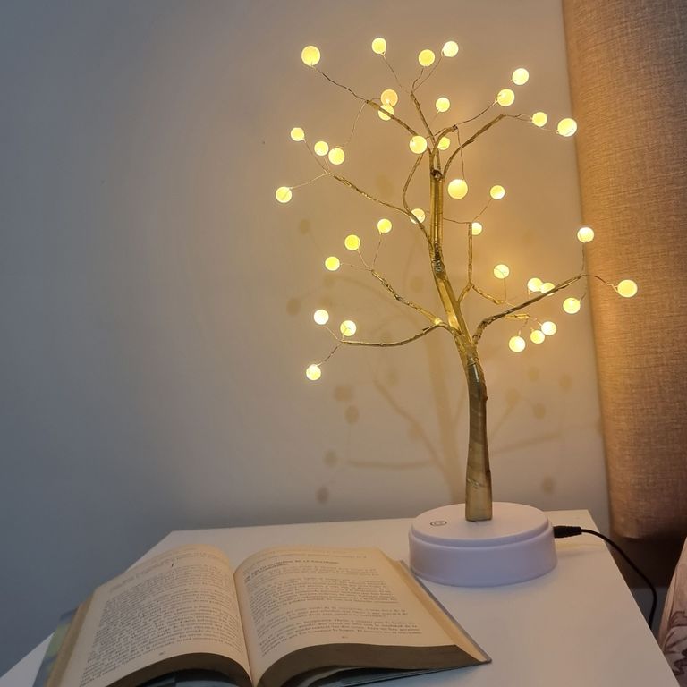 Lampara de Mesa Bonsái Perlas