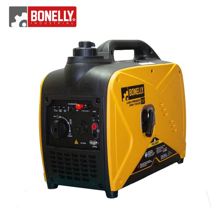 GENERADOR INVERTER SILENCIOSO GASOLINERO 1.1 KW MONOFÁSICO 220V - HEAVY DUTY BONELLY