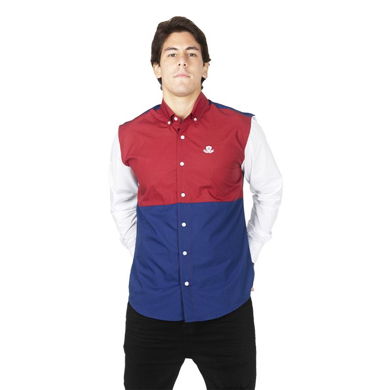 Camisa Manga Larga Piero Biani 100% Algodón Hombre