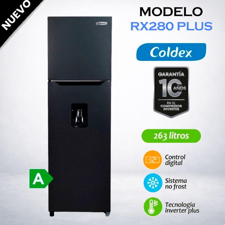 REFRIGERADORA NO FROST RX280PLUS COLDEX.