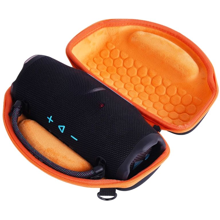 ESTUCHE CASE DURO COMPACTO COMPATIBLE CON JBL CHARGE 6 NARANJA