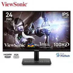 VIEWSONIC - Monitor VA240-H 24 IPS FHD 100Hz 1ms