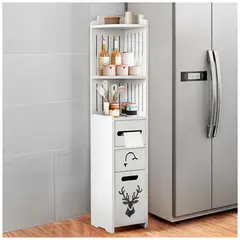 KELLER - Organizador Estante con Dispensador de Papel para Cocina S85-B