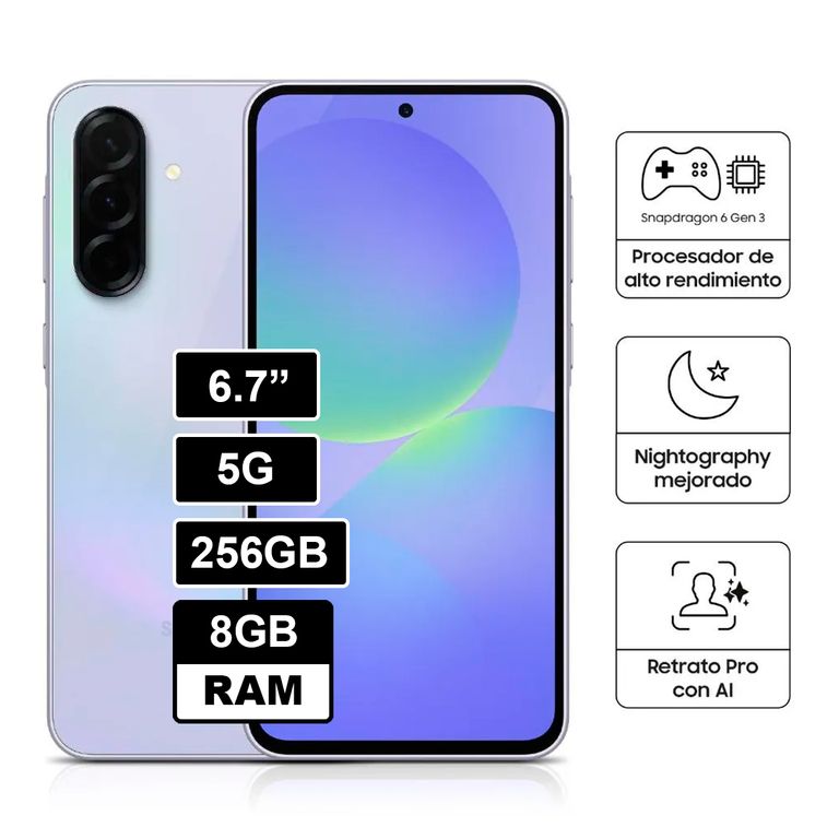 A36 5G 8GB RAM 256GB LAVANDA