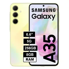 SAMSUNG - Galaxy A35 8GB RAM 256GB AMARILLO