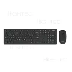 PHILIPS - Combo de Teclado y Mouse Inalámbrico C602 Negro
