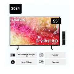 SAMSUNG - Televisor 55 LED Crystal UN55DU7000GXPE UHD 4K TIZEN