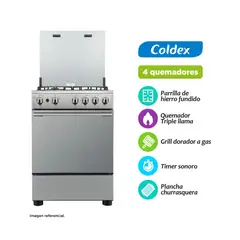 COLDEX - COCINA A GAS CX608 PLUS