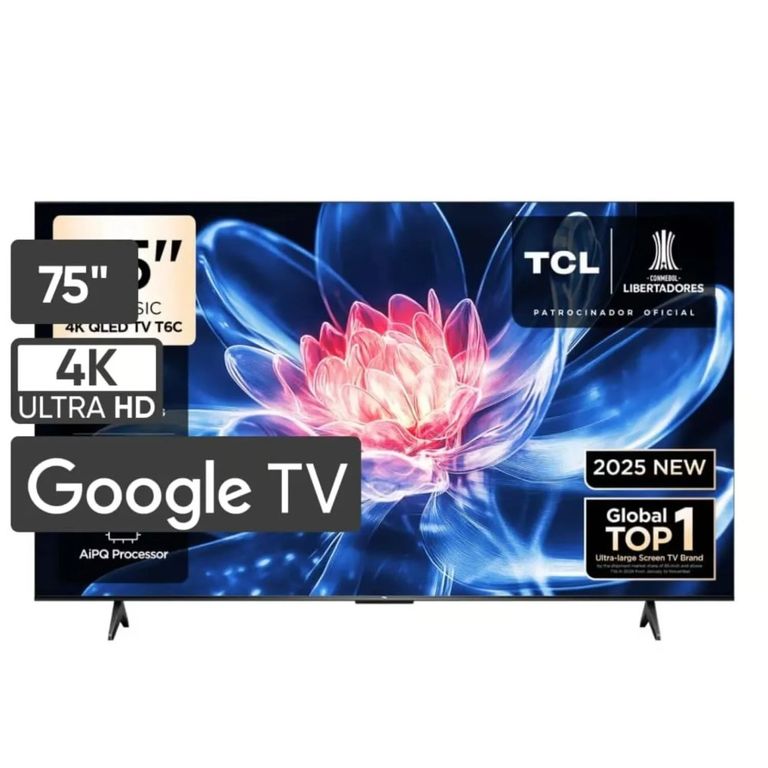 Televisor QLED 75" UHD 4K Smart TV 75T6C - 2025