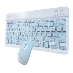 SEISA - Kit Teclado Y Mouse Dual Bluetooth 2.4 G Pc Laptop Android Ios