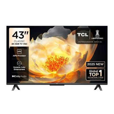 TELEVISOR UHD 4K SMART GOOGLE TV 43V6C AÑO 2025