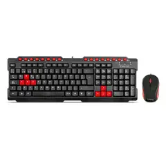 MICRONICS - KIT PRINCE CYB T2000+ TECLADO + MOUSE USB CYBERTEL