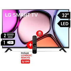 LG - TELEVISOR 32 SMART TV LED 32LQ600BPSA + Control Magic