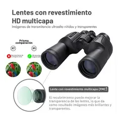 GENERICO - Binoculares Potentes 10x50 Bak4 Hd Observación De Aves Y Mas