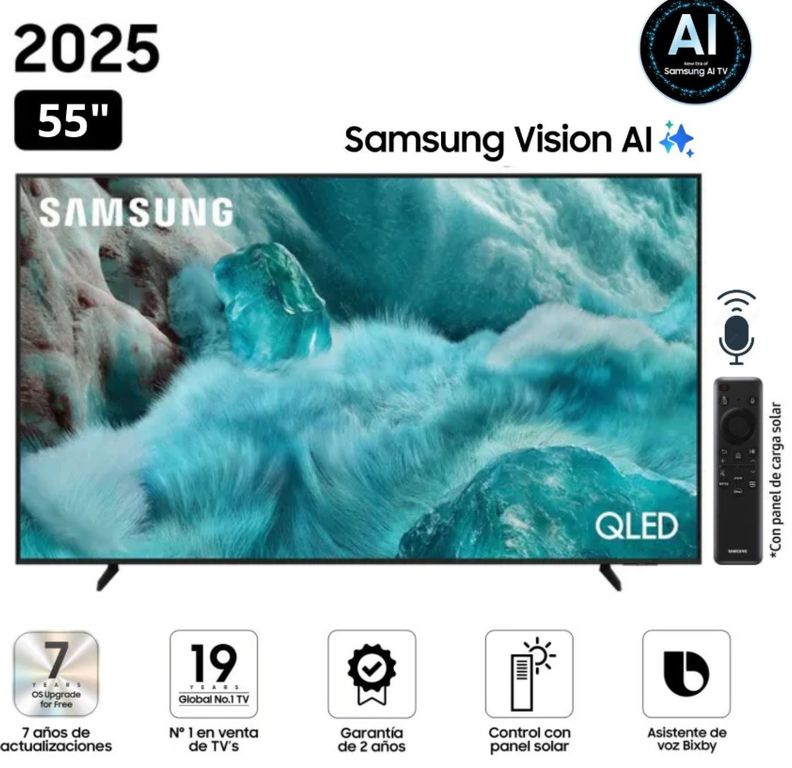 Televisor QLED 55 Visión AI Smart TV QN55Q7FAAGXPE