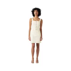 LEVIS - Vestido Mujer Iconic Button Thru Blanco