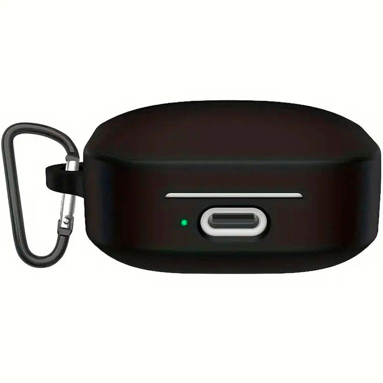 Funda de silicona para auriculares Xiaomi Redmi Buds 6 Active-Negro