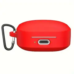CASE - Funda de silicona para auriculares Xiaomi Redmi Buds 6 Active-Rojo