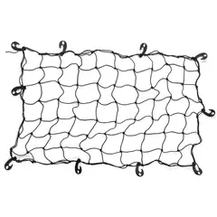 JET - Malla Elástica para Equipaje con Ganchos Negro 1pcs