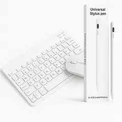GENERICO - Teclado Con Mouse Bluetooth Inalambrico Para Tablet + Lapiz Universal