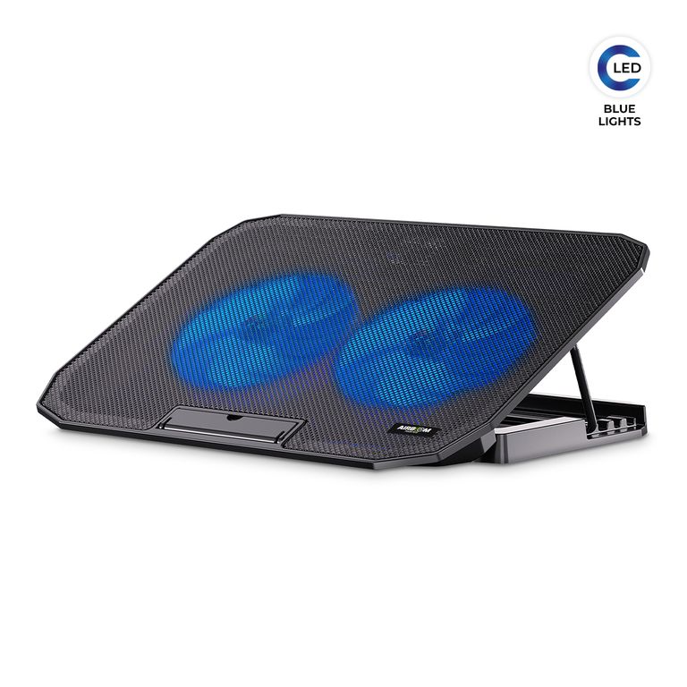 Cooler para Laptop con LED 2USB Negro Twister AB011