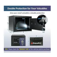 GENERICO - Caja fuerte con sensor de luz