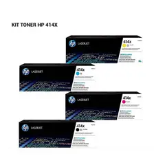 HP - TONER 414x PACK 4 COLORES ORIGINAL
