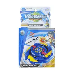 PEQUEÑAS TRAVESURAS - Juguete para Niños Lanzador Gyro Warrior Rotate Azul