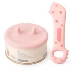 AMICATS - Cuchara Abrelatas y Tapa para Mascotas - Rosa