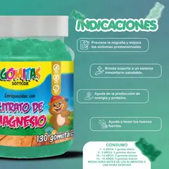 GENERICO - PACK 3 GOMITAS CITRATO DE MAGNESIO NIÑOS 450 GOMITAS SOTTCOR LABS