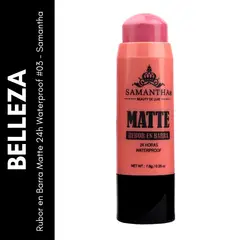GENERICO - Rubor en Barra Matte 24h Waterproof 03