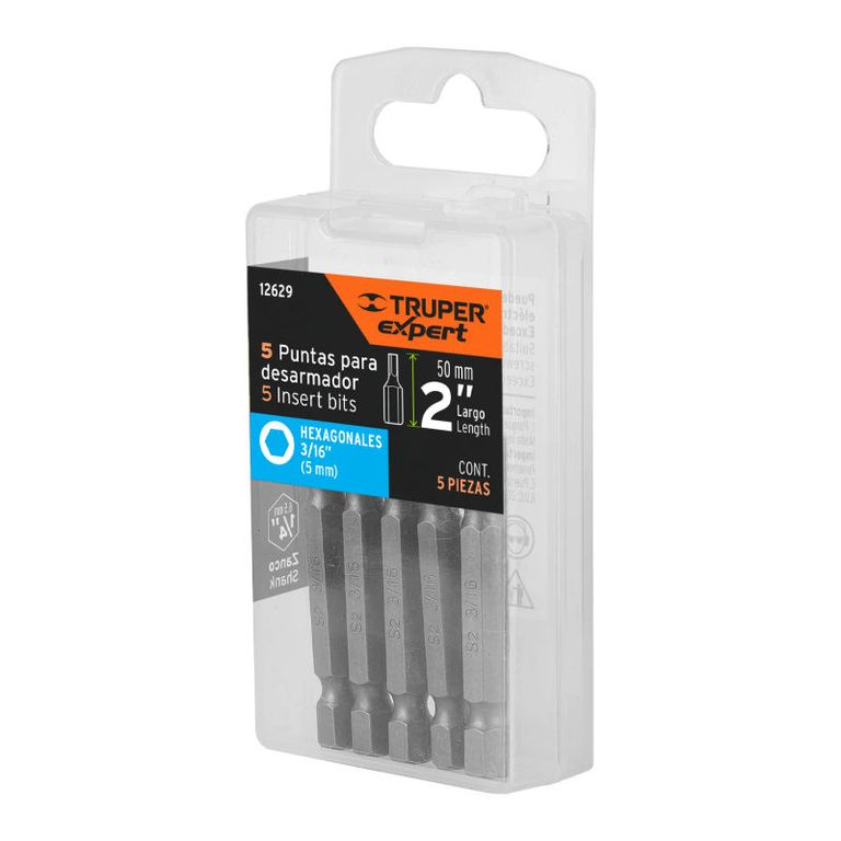 Estuche con 5 puntas hexagonales de 316mm largo 2 - 12629