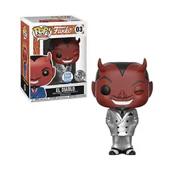 FUNKO - El Diablo Pop 3 Exclusivo Traje Plateado Raro