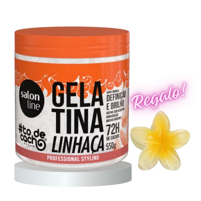 GELATINA DE LINAZA todecacho DEFINICIÓN Y BRILLO