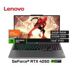 LENOVO - Laptop LOQ 15ARP9, 15.6" FHD IPS, AMD RYZEN 7-7435HS 4.5 GHz, 24GB RTX 4050 6GB 512GB M.2