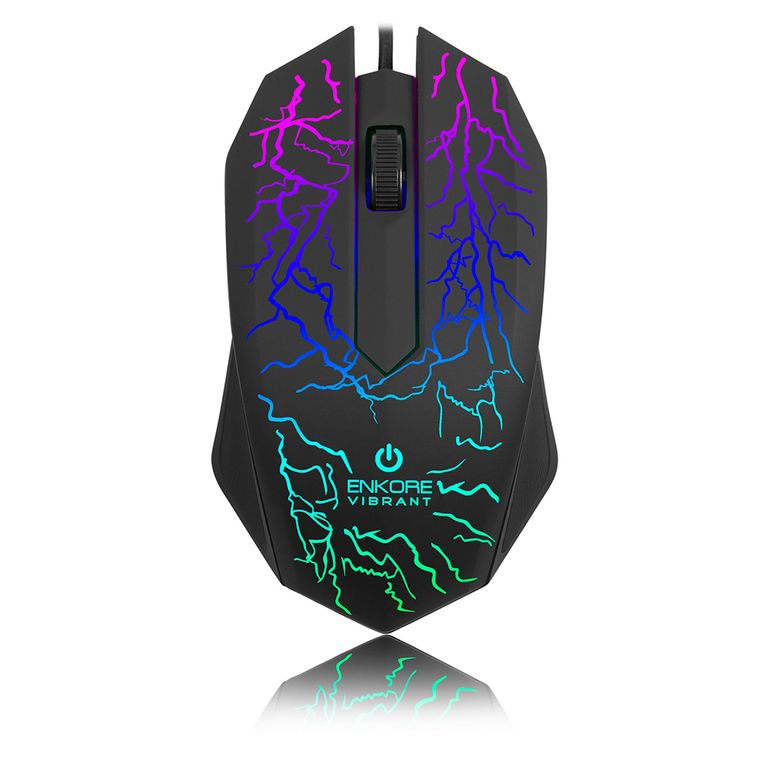 Mouse Gamer Vibrant EKM301 USB LED
