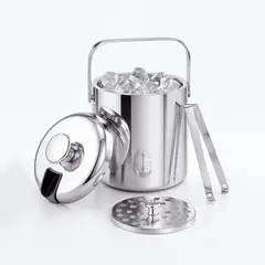 GENERICO - Hielera Premium de Doble Pared de Acero Inoxidable con Pinza