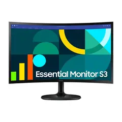 SAMSUNG - Monitor Curvo FHD de 24" VA LS24D360GALXPE 100 Hz BLACK
